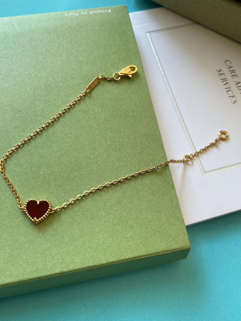 Rose Gold Carnelian Bracelet