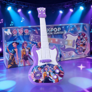 Witch Hunt Troupe K-Pop Toy Guitar, Electronic Musical Play Toy with Sound Effects