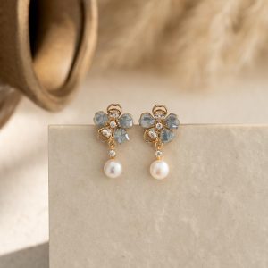 Floral Pearl Earrings