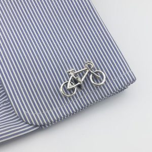 Silver Bike Cufflinks