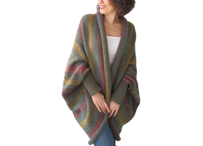 Ombre Wool Cardigan