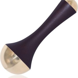 Ayurvedic Kansa Wand: Ayurvedic Face, Foot & Body Massager with Teak Handle