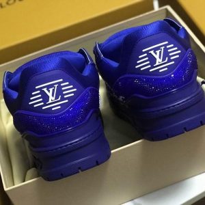 Louis Vuitton Printed Crystals LV Trainer Maxi Sneaker