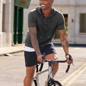 Short Sleeve Pocket Hoodie