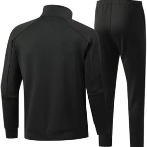 Sports Suits Fashion Casual Long Sleeves Running Sportswear Slim Fit Stand-up Collar Workwear