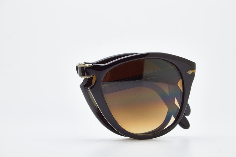 Original Vintage Sunglasses, Black Folding Eyeglasses Steve McQueen