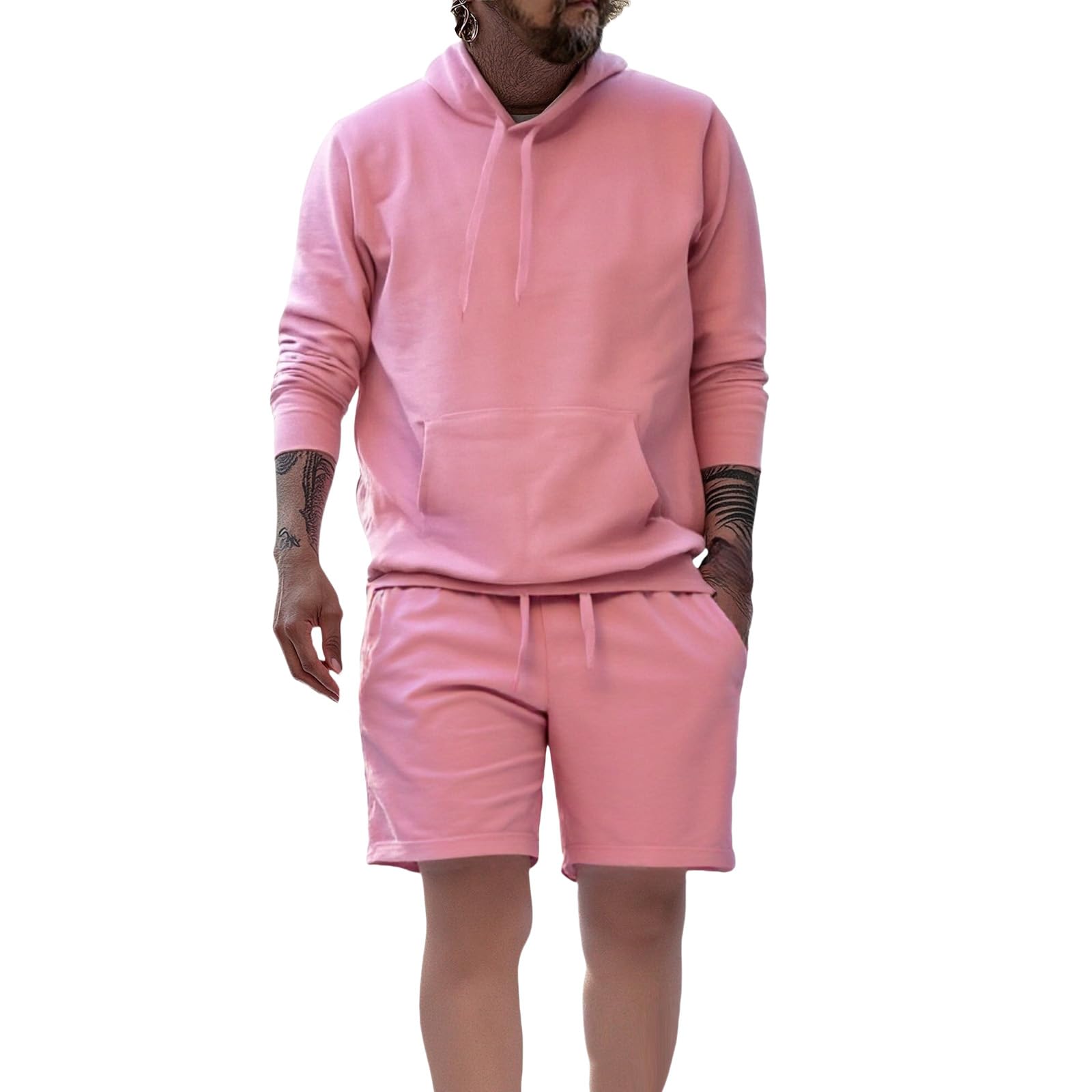 Short Sleeve Hoodie Set