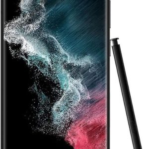 SAMSUNG Galaxy S22 Ultra 5G, US Version, 128GB, Black - Unlocked (Renewed)
