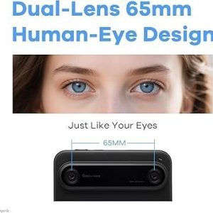 KanDao QooCam EGO, 24MP/8K Photos/4K 60FPS Videos Stereoscopic 3D Instant Display Camera, Compatible on VR Headsets/AR Glasses/Projectors