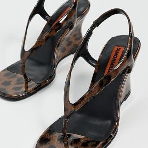 SIMONMILLER Women's Beep Thong Wedge Sandals