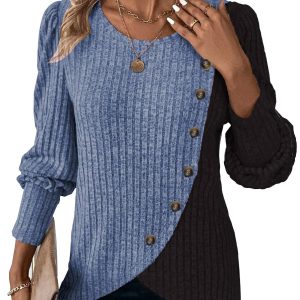 Colorblock Knit Sweater