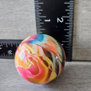 Rare Vintage Dinosaur Super Bouncy Ball Lot of 27 Rubber Swirl 1990s Balls Lot