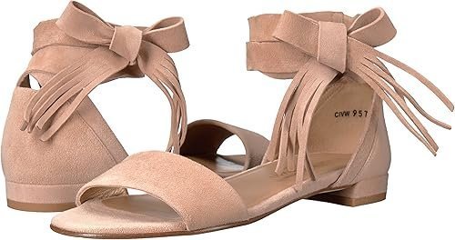 Stuart Weitzman Women's Corbata Flat Sandal