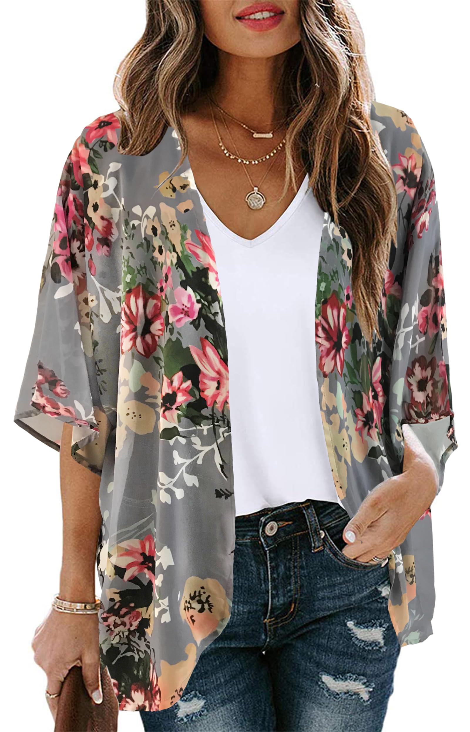 Floral Kimono Cardigan