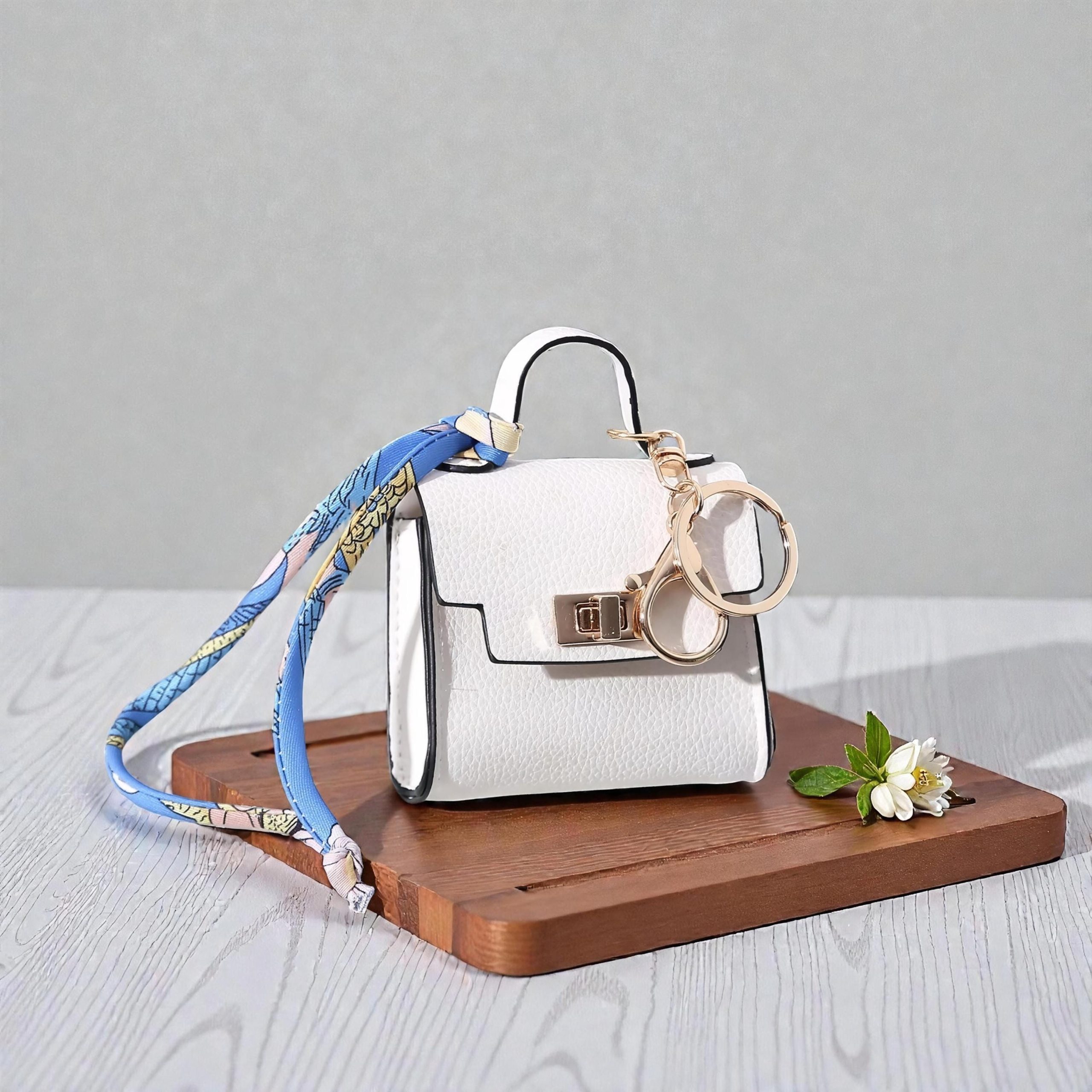 Mini Earbud Case with Charm