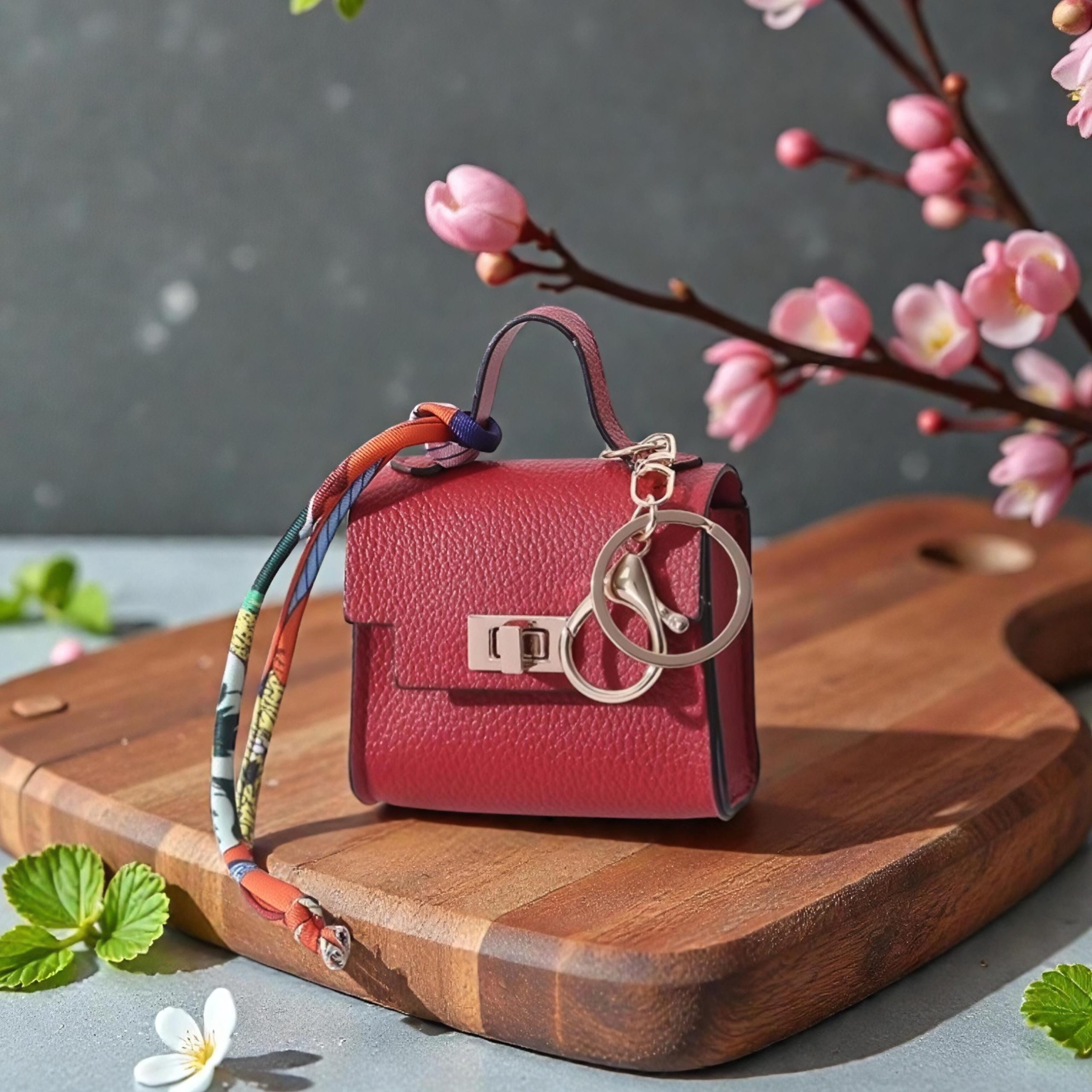 Mini Earbud Case with Charm